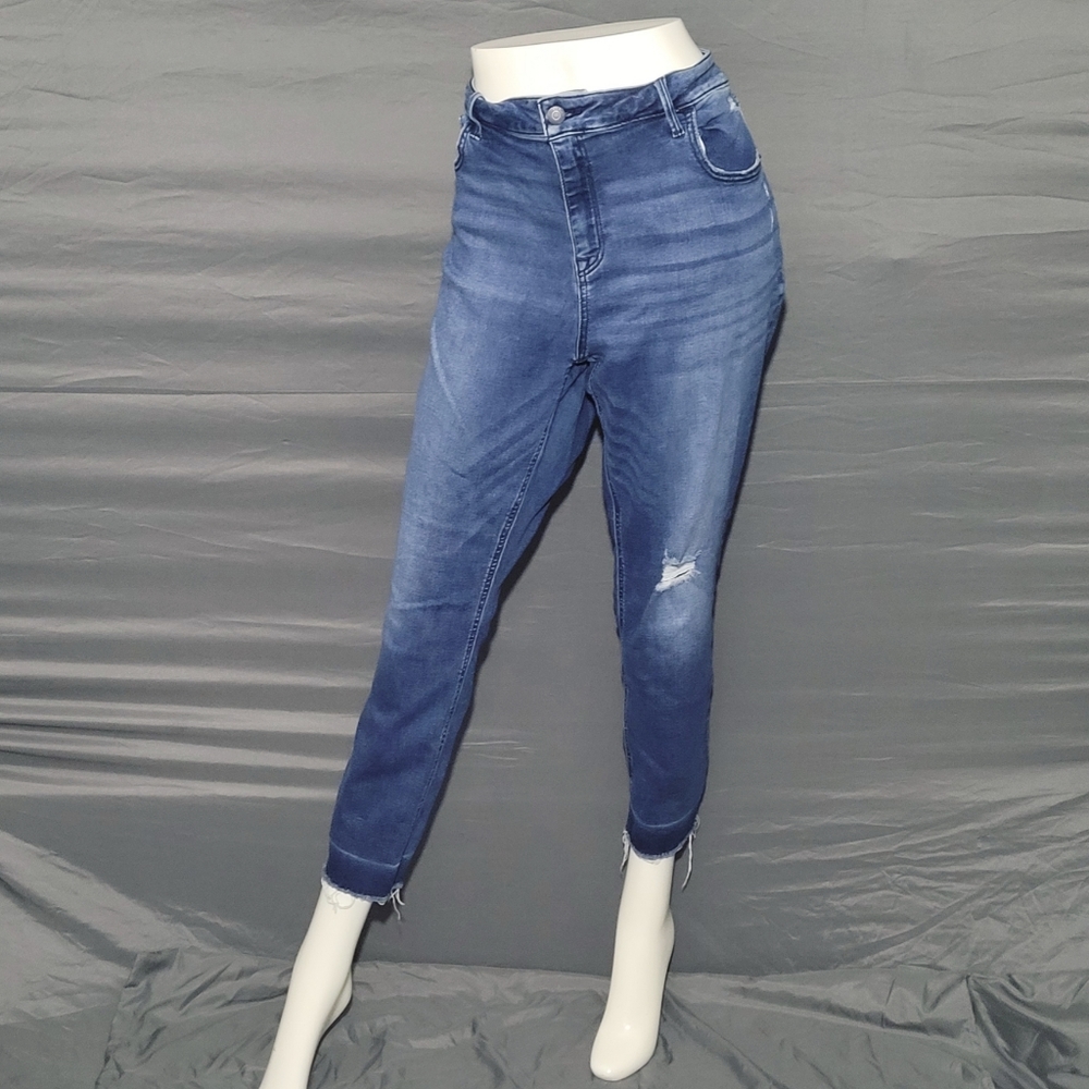 Old Navy Super Skinny Ankle Blue Jeans